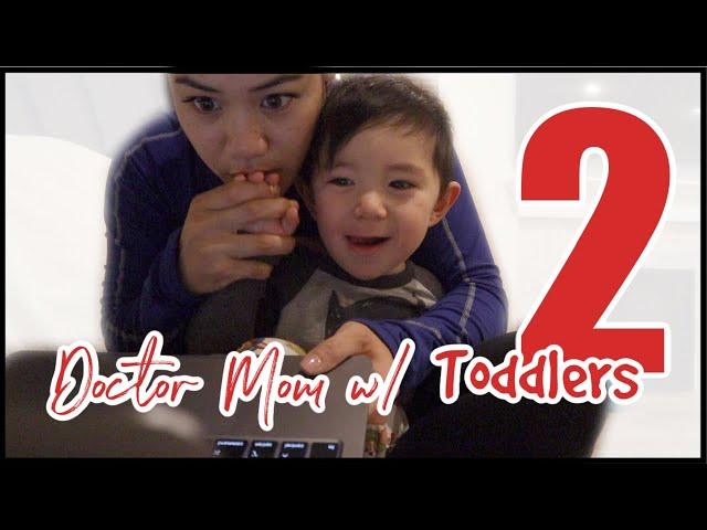 Productive Morning Routine w/ 2 Toddlers | Doctor Mom