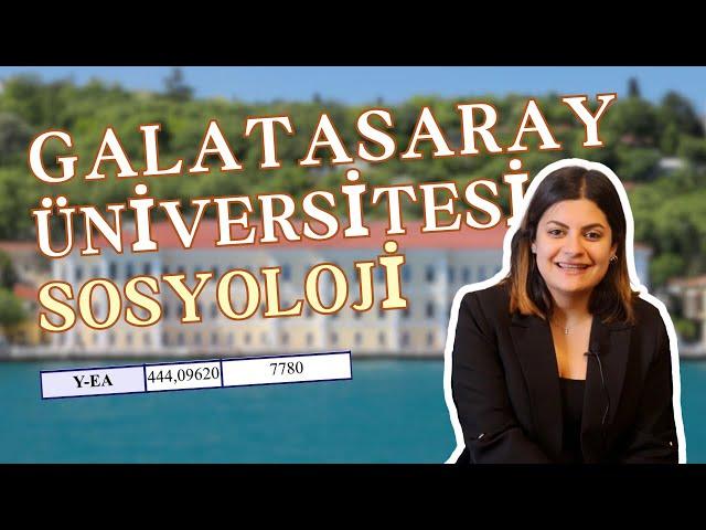 Galatasaray Üniversitesi'nde Sosyoloji Okumak! | Staj bulmak, İş imkanları, Sosyal Hayat...