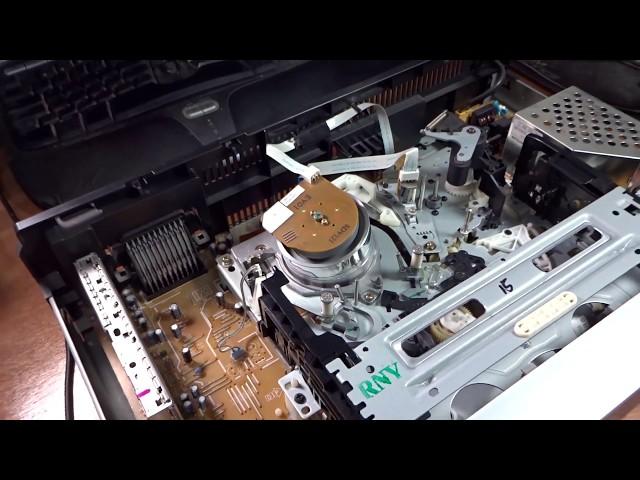 Sony VCR Follow Up - Cleaning Heads and Re-Greasing a VCR - SLV SE710