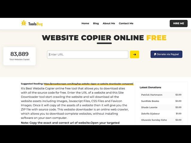 Copy Any Website Online For Free - Website Copier - 2021