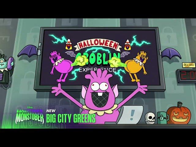 Disney Channel | Big City Greens "Fortune Feller / No Escape" Promo (Monstober, 2024)