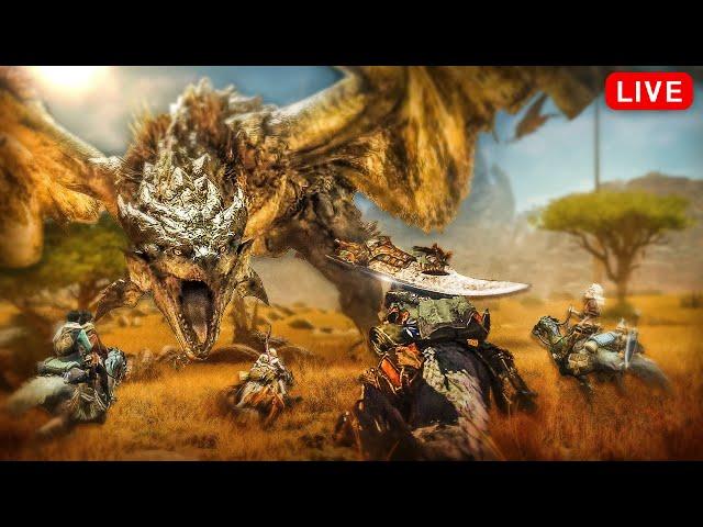 Monster Hunter Wilds Gameplay & First Impressions | Intro & Full squad Multiplayer