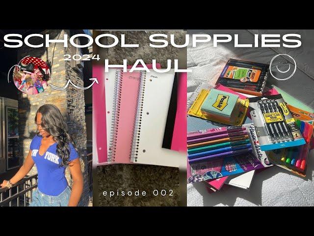 back to SCHOOL supplies shopping HAUL 2024 | (junior year)