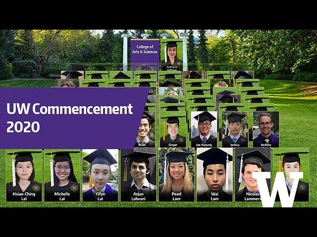 UW’s 145th commencement is held virtually