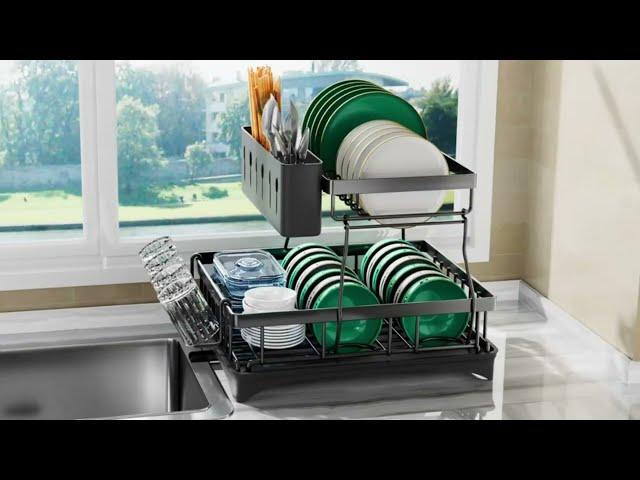 Best Dish Drying Rack, HERJOY Dish Rack on Amazon Under 50$