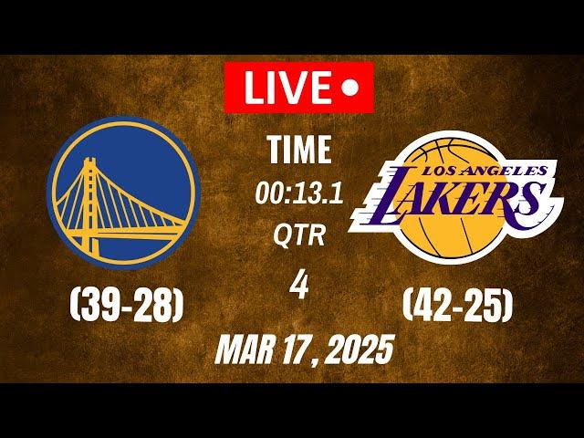 NBA LIVE! Los Angeles Lakers vs Golden State Warriors I March 17, 2025 Warriors vs Lakers 2K Live