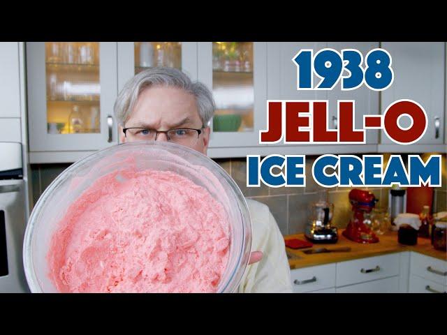  1938 Depression Era Jell-O Ice Cream Recipe