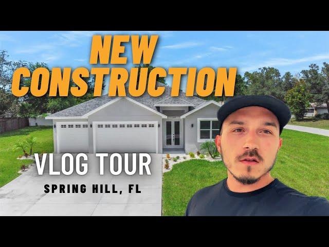 New Construction Home in Spring Hill FL | FULL VLOG TOUR