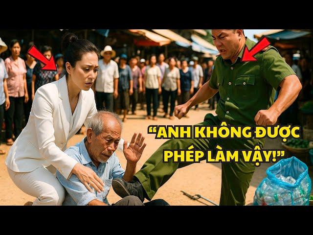 Nữ Tỷ Phú Cứu Ông Lão Bị Cảnh Sát Đá Thẳng Vào Người, 10 Phút Sau Anh Ta Run Rẩy Khi Nhận Cuộc Gọi.