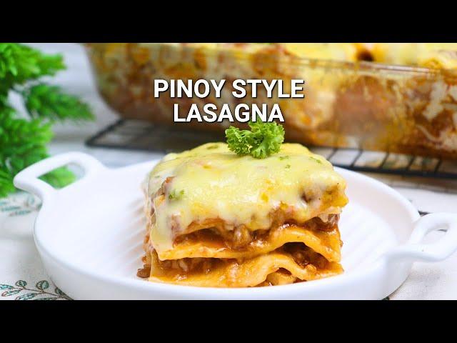 Pinoy Style Lasagna Recipe | Panghanda sa Holiday Series No. 1