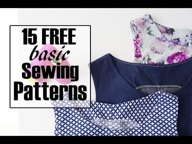 15 FREE basic sewing patterns for Capsule Wardrobe | Alisa Shay