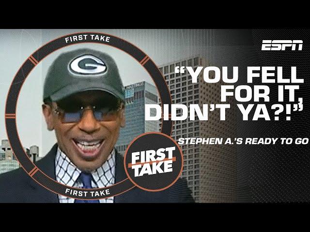 YOU FELL FOR IT, DIDN'T YA?!  Stephen A. is loving the Cowboys' playoff loss  | First Take