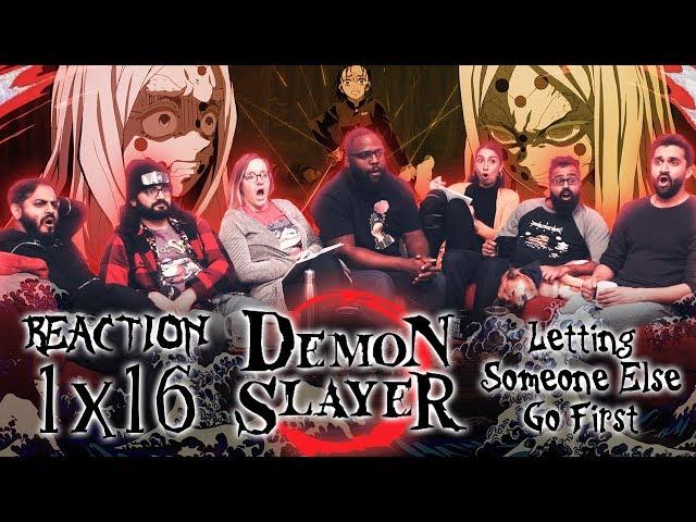 Demon Slayer - 1x16 Letting Someone Else Go First - Group Reaction