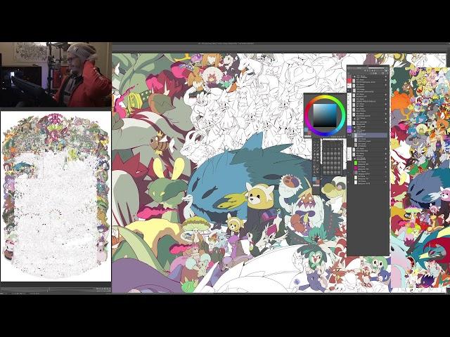 Drawing Every Pokemon SHINY - PART 11 ALOLA (10th anniversary special)