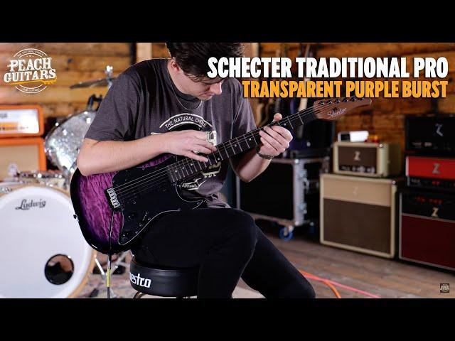 No Talking...Just Tones | Schecter Traditional Pro | Transparent Purple Burst