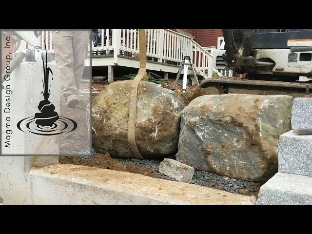 How To Install Boulders In A Landscape