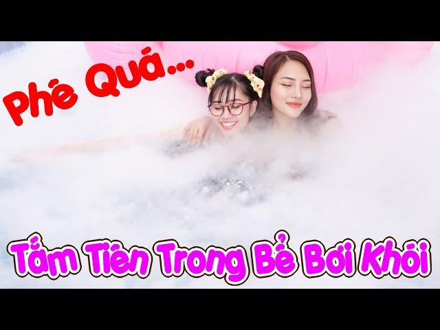 Chị Em Dương Cô Nương Tắm Tiên Trong Bể Bơi Đá Khô CO2 Cực Độc