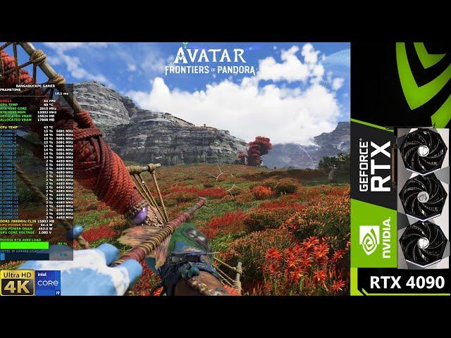 Avatar Frontiers of Pandora Ultra Ray Tracing, DLSS 4K | RTX 4090 | i9 13900K
