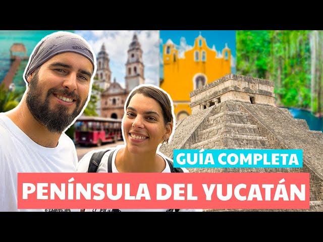 GUÍA PERFECTA para VIAJAR por MÉXICO (PENÍNSULA del YUCATÁN)  Ruta, Consejos y Transporte