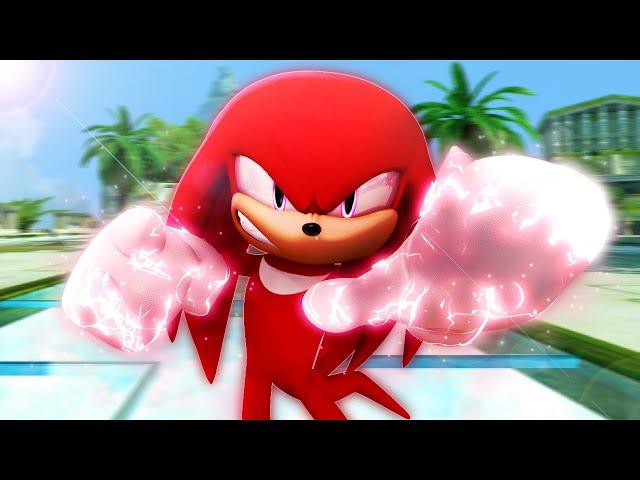 Movie Knuckles Smashes Into Sonic Generations