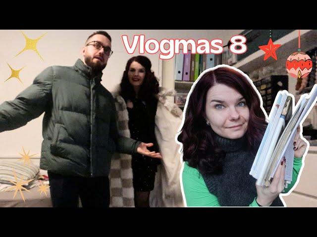 Unsere Weihnachtsfeier und Retro Strickmagazine Flip-through | Vlogmas 2024 Tag 8