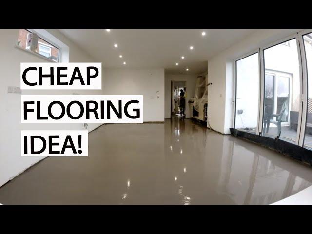 Cheap flooring idea & kitchen renovation update