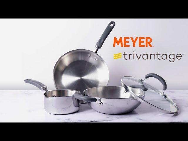 3 Times Faster Heating Stainless Steel Cookware | Meyer Trivantage