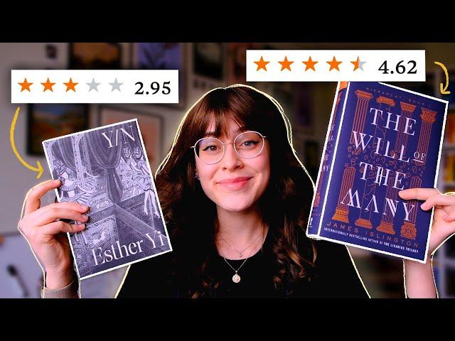 i read the highest & lowest rated books i own (according to the internet) 🫰