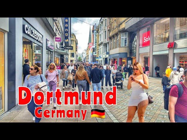 Dortmund,Germany/Walking tour in Dortmund city in Germany 4K HDR