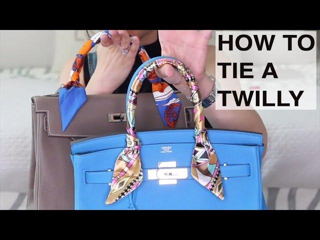 HOW TO TIE A TWILLY ON HERMES - Birkin & Kelly