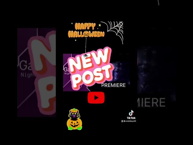 Happy Halloween! New video drops tonight here on YouTube!