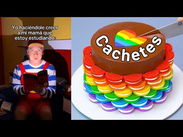 1 hora de los MEJORES Tiktoks de @Rubén Tuesta y CACHETES  // Storytime con pastel  Parte #28