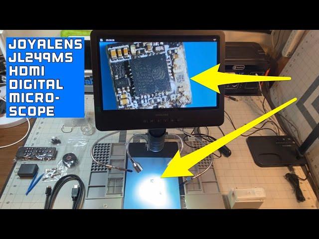 Digital Soldering Station Microscope /Joyalens JL249MS / 10.1" LCD Display Monitor Screen