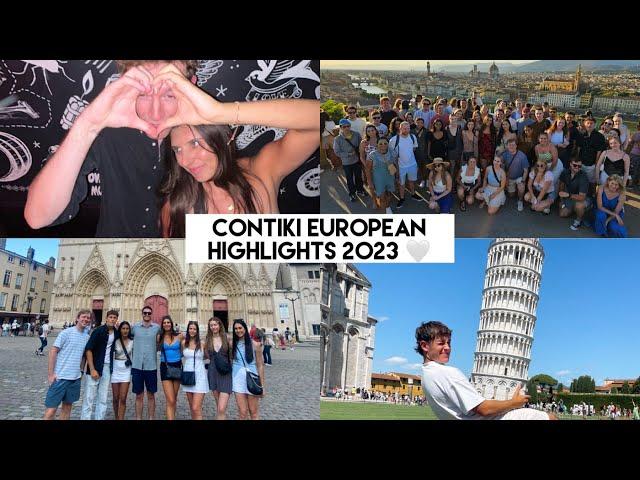 CONTIKI VLOG - EUROPEAN HIGHLIGHTS