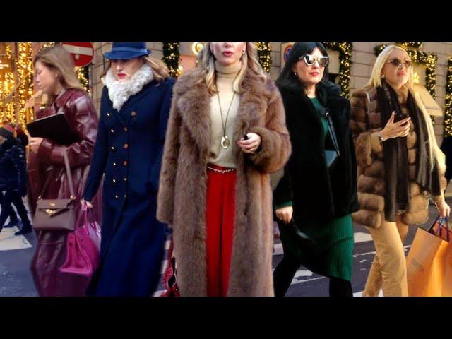 Milan Street StyleWinter 2025 Italian Fashion Classy Beautiful Outwear #vogue #vanityfair