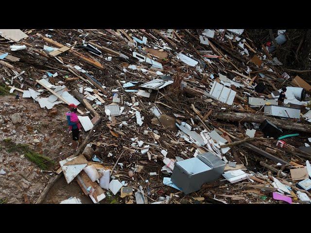 CAROLINA CATASTROPHE - Insane Hurricane Helene Destruction From Flooding Burnsville to Old Fort, NC