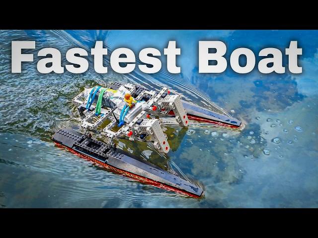 World's fastest LEGO Boat!