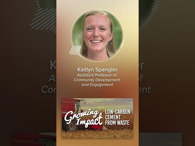 Can we use ag waste for low carbon cement? #climatechange #podcast #pennstate
