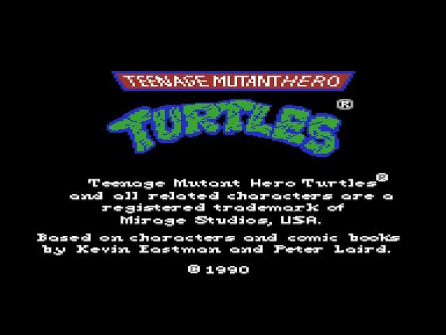 Commodore 64 Longplay  [151] Teenage Mutant Hero Turtles (EU)