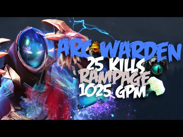 exthious - Arc Warden 25 Kills 1025 GPM Rampage!! | Dota 2 Immortal Rank 40 Gameplay