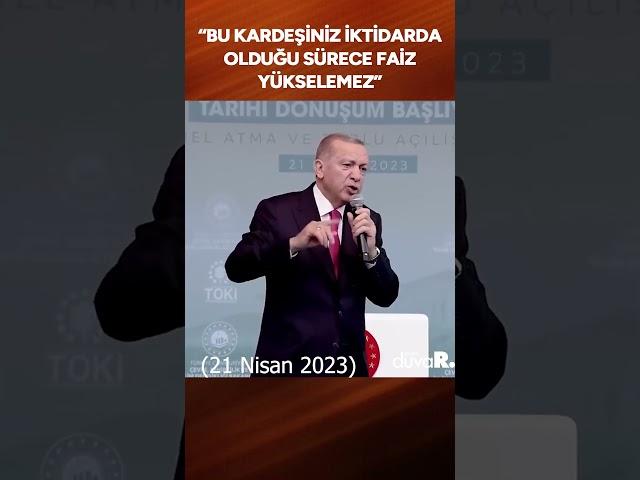 Merkez Bankası'nın faiz kararı sonrası Erdoğan'ın iki ay önceki sözleri gündem oldu