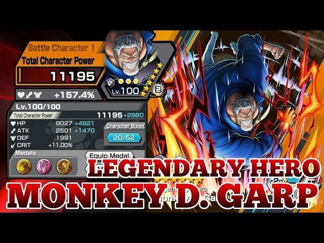 MONKEY D. GARP GAMEPLAY | ONE PIECE BOUNTY RUSH | OPBR