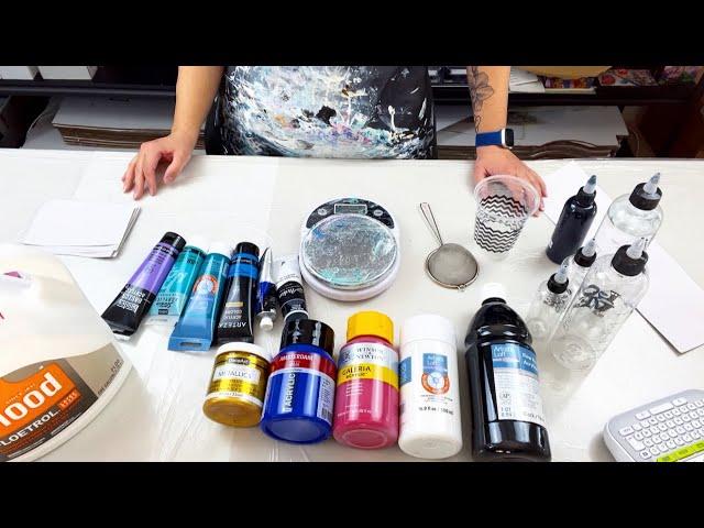 # 434 - NEW & UPDATED‼️ Paint Mixing & Ratios for the perfectblowout ~ Acrylic Pouring