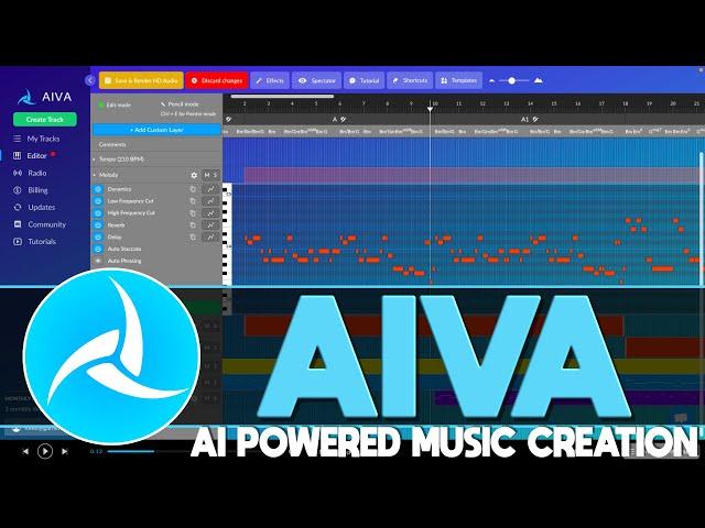 AIVA -- A.I Powered Music Creation Tool (with DAW-like Capabilities!)