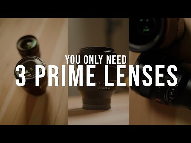 The ONLY 3 PRIME LENSES YOU NEED for Video