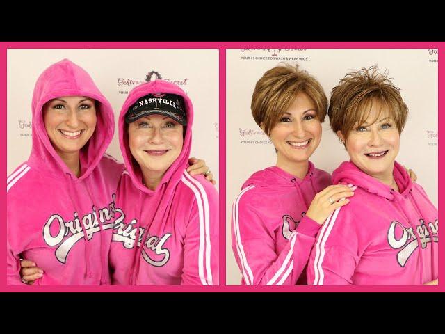 Ro and Dani Wear and Style the Same Short Hair Wig (Official Godiva's Secret Wigs Video)