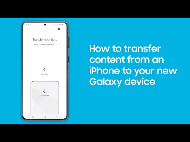 Smart Switch: How to transfer content from an iPhone to your new Galaxy device