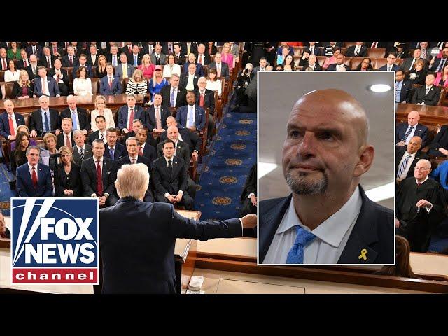 'UNHINGED PETULANCE': Fetterman unleashes on Dems after Trump address