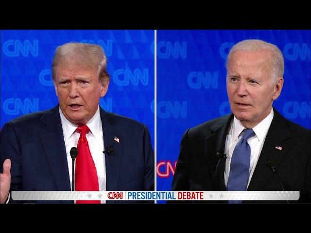 Biden, Trump debate U.S. border security | CNN Presidential Debate 2024