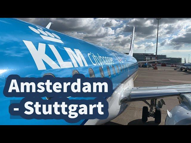 TRIP REPORT | KLM Cityhopper Economy | Amsterdam - Stuttgart | Embraer 190